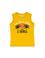 Erkek Çocuk Sarı Kolsuz Bisiklet Yaka Tişört
