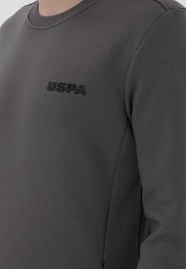 Erkek Regular Fit Bisiklet Yaka Antrasit Sweatshirt - 50292362017