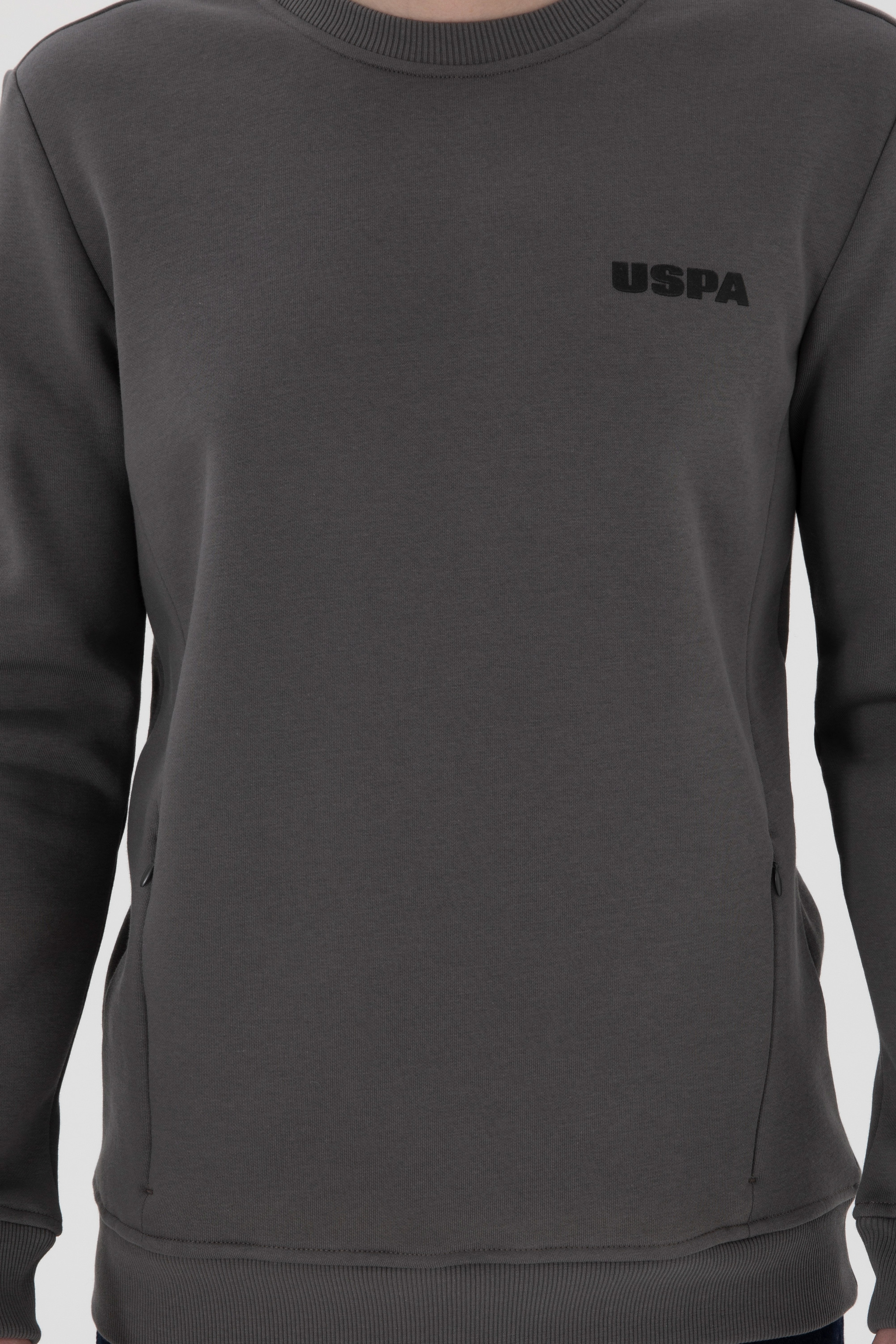 Erkek Regular Fit Bisiklet Yaka Antrasit Sweatshirt