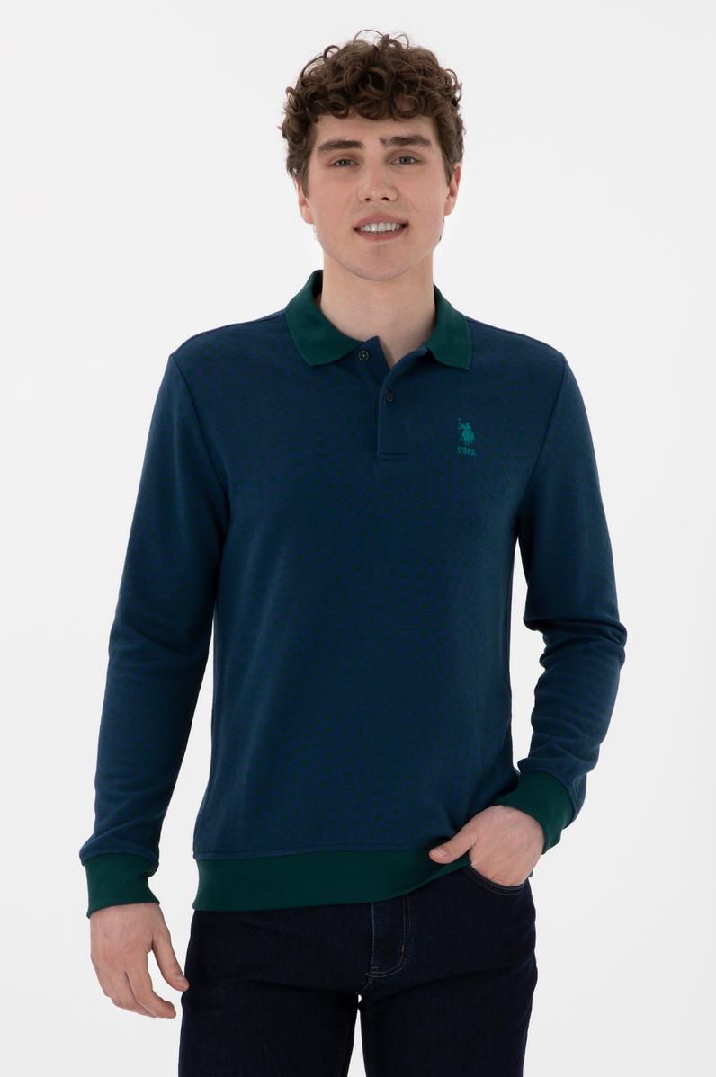 Erkek Koyu Yeşil Sweatshirt