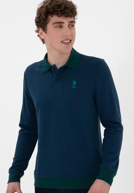 Erkek Koyu Yeşil Sweatshirt - 50290607017