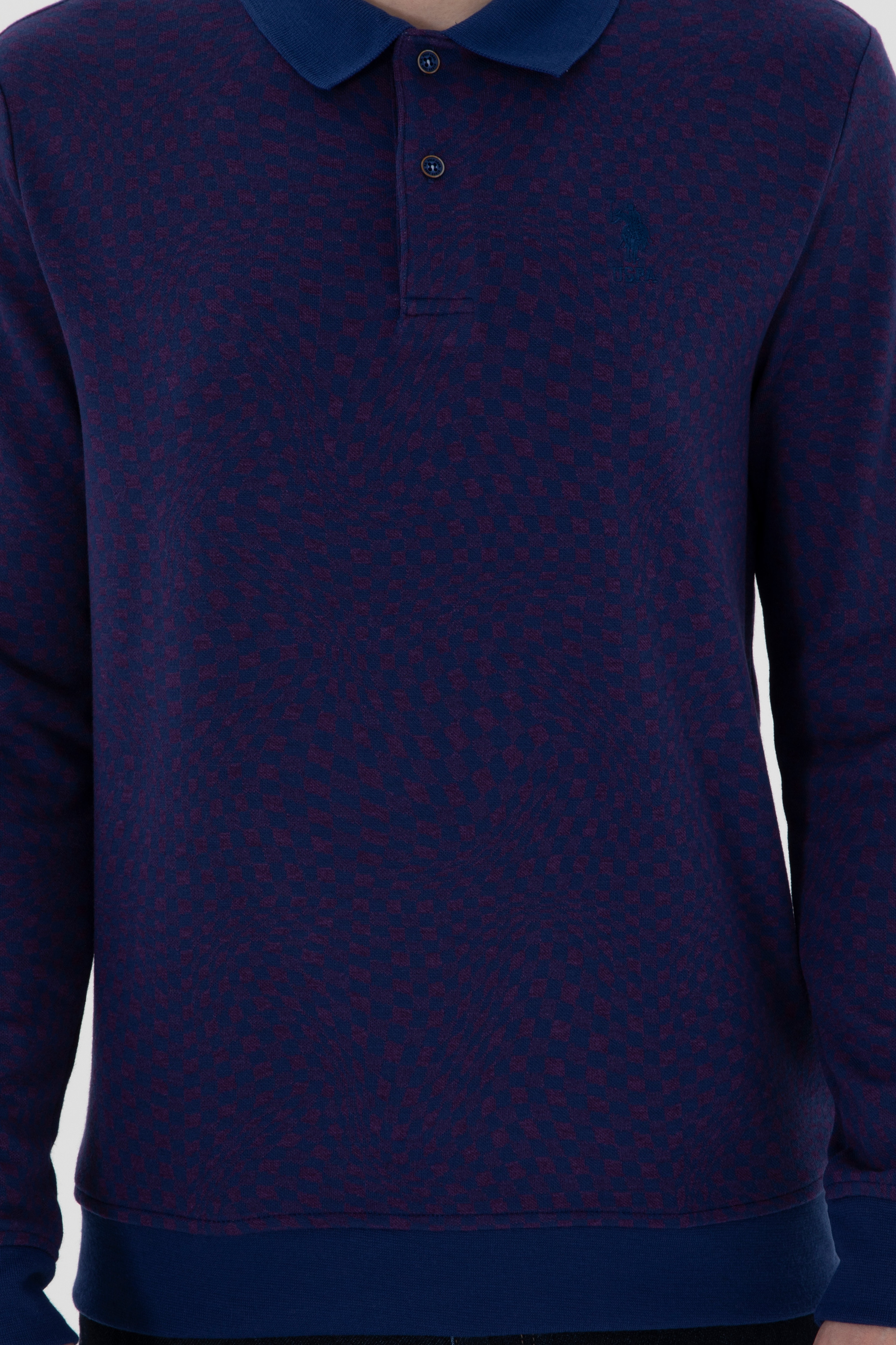Erkek İndigo Sweatshirt - Image 6