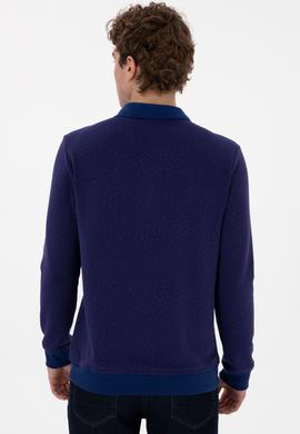 Erkek İndigo Sweatshirt - 50290607007