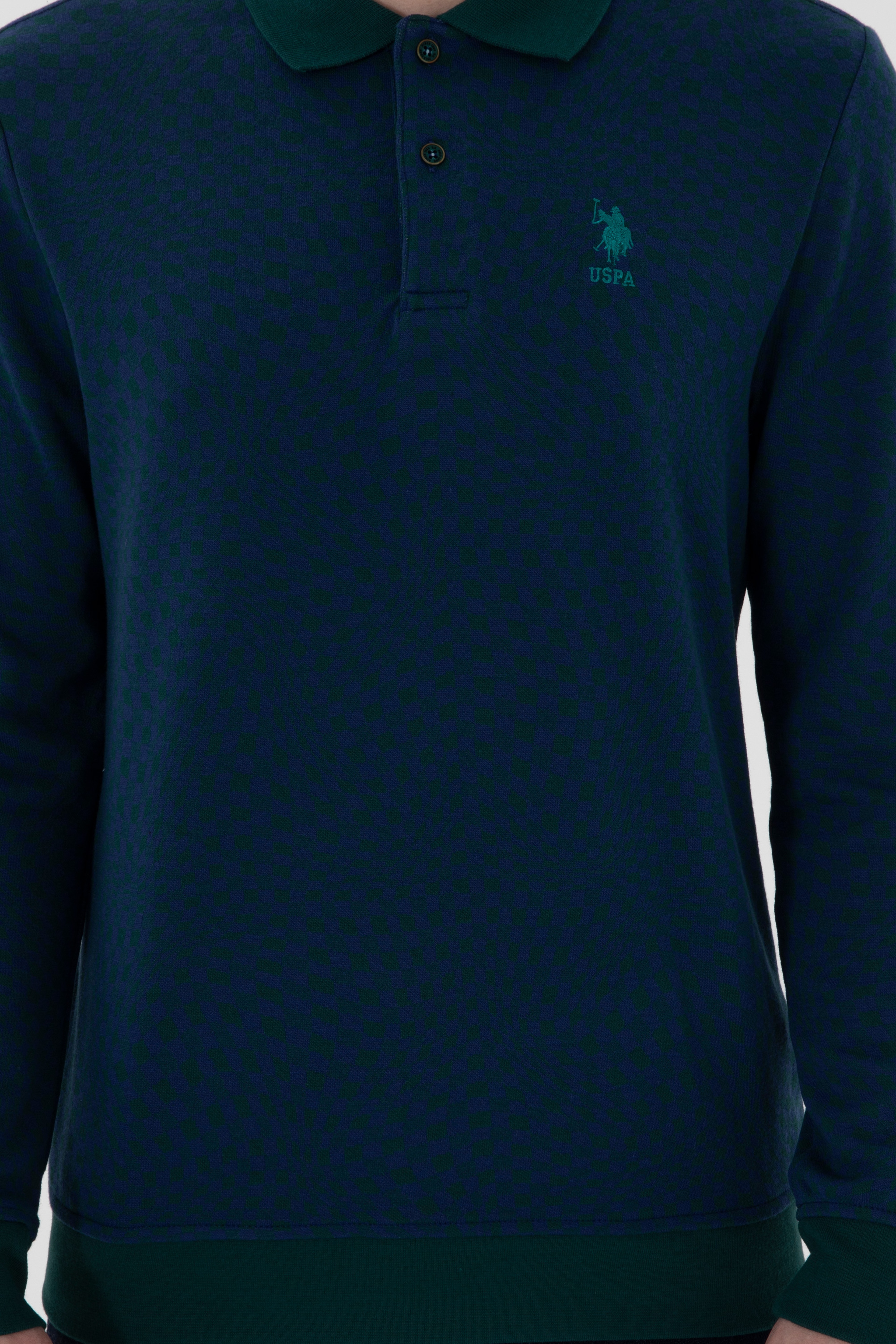 Erkek Koyu Yeşil Sweatshirt - Image 6