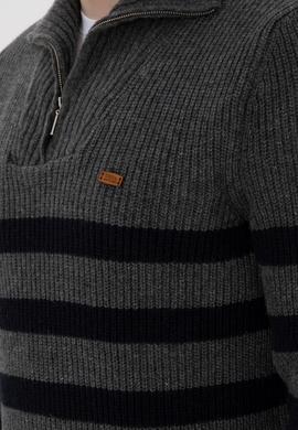 Erkek Antrasit Melanj Kazak - 50293125028