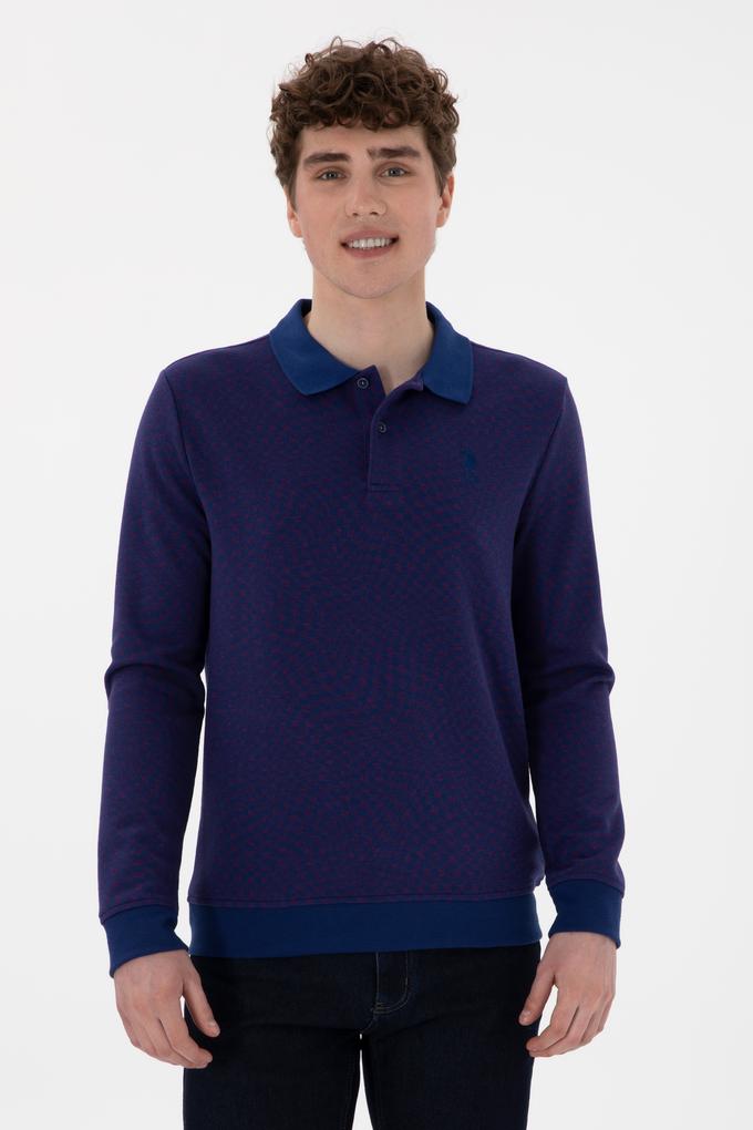 Erkek İndigo Sweatshirt