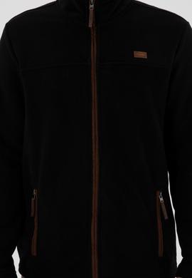 Erkek Siyah  Polar Örme Hırka - 50290594049