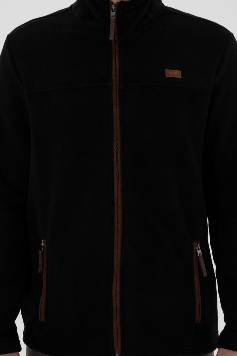 Erkek Siyah  Polar Örme Hırka - 50290594049