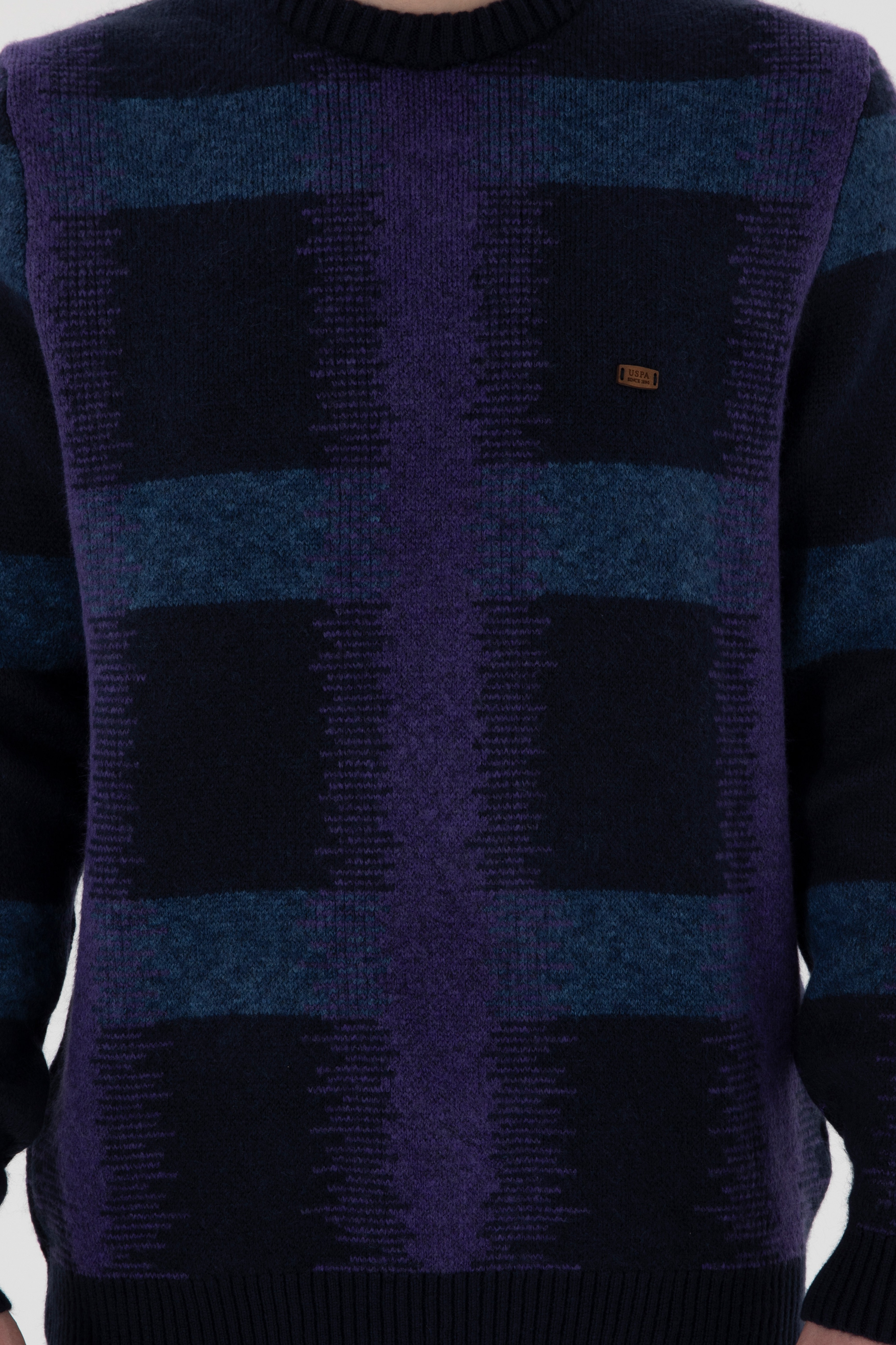 Erkek Regular Fit Bisiklet Yaka Lacivert Kazak - Image 6