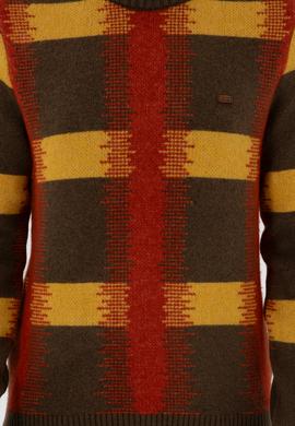 Erkek Regular Fit Bisiklet Yaka Haki Kazak - 50293138001