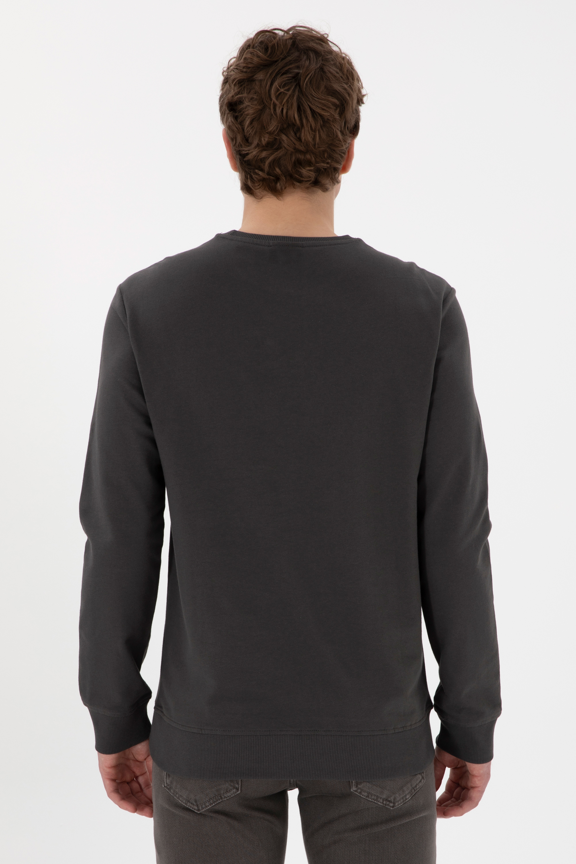 Erkek Antrasit Sweatshirt - Image 5