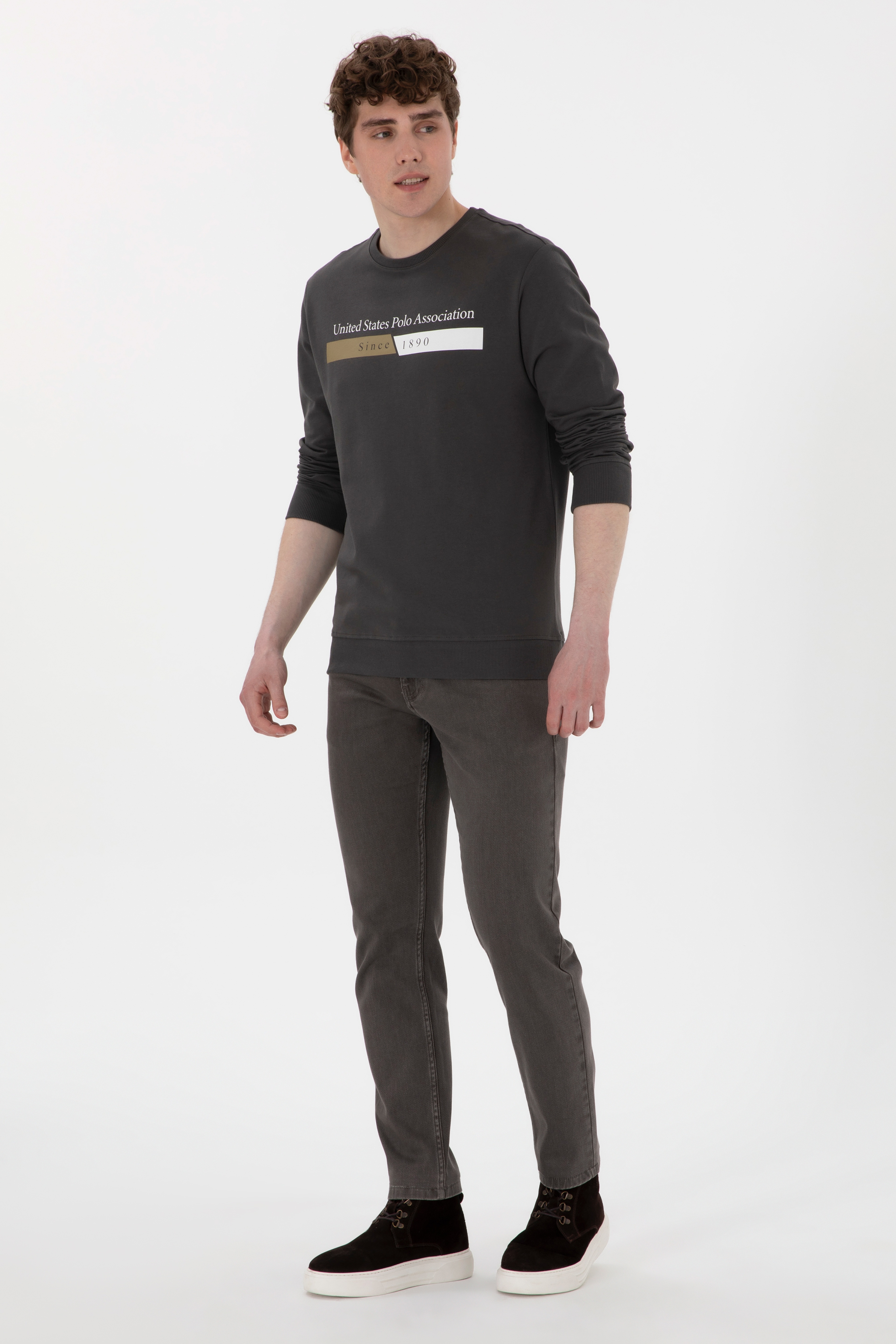Erkek Antrasit Sweatshirt