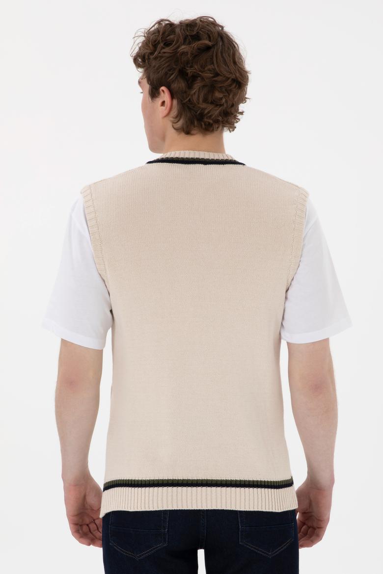 Erkek Krem Süveter - 50295889016