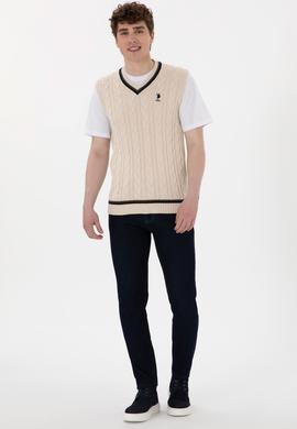 Erkek Krem Süveter - 50295889016