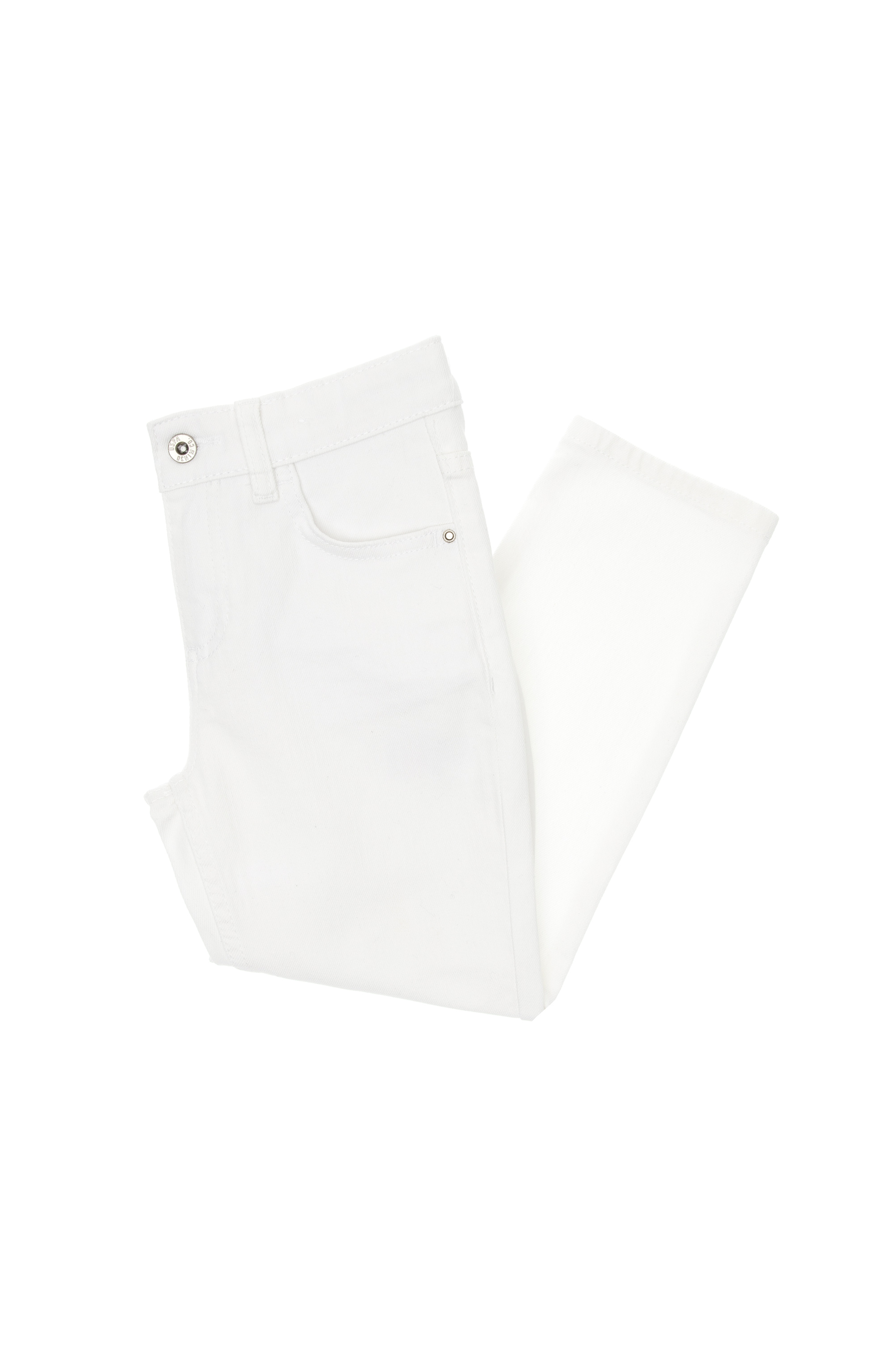 Erkek Çocuk Beyaz Jean Pantolon - Image 2