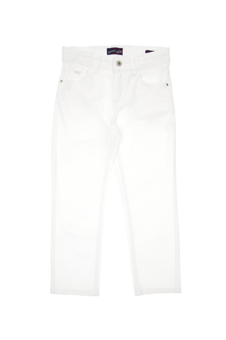 Erkek Çocuk Beyaz Jean Pantolon - 50304256011