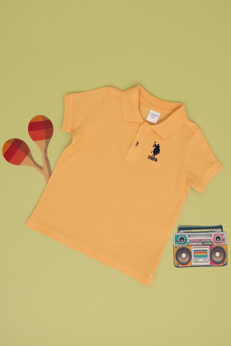 Erkek Bebek Kavun Basic Polo Yaka Tişört