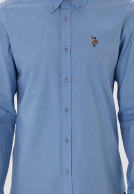 Erkek Mavi Uzun Kollu Gömlek - 50300234008