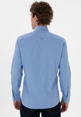 Erkek Mavi Uzun Kollu Gömlek - 50300234008