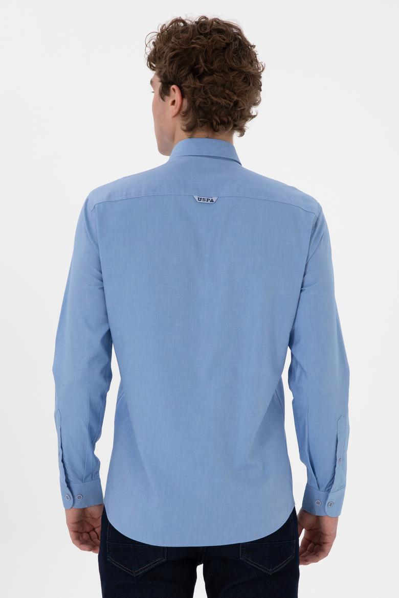 Erkek Mavi Uzun Kollu Gömlek - 50300234008