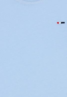 Erkek Çocuk Açık Mavi Basic Bisiklet Yaka Tişört - 50306548036