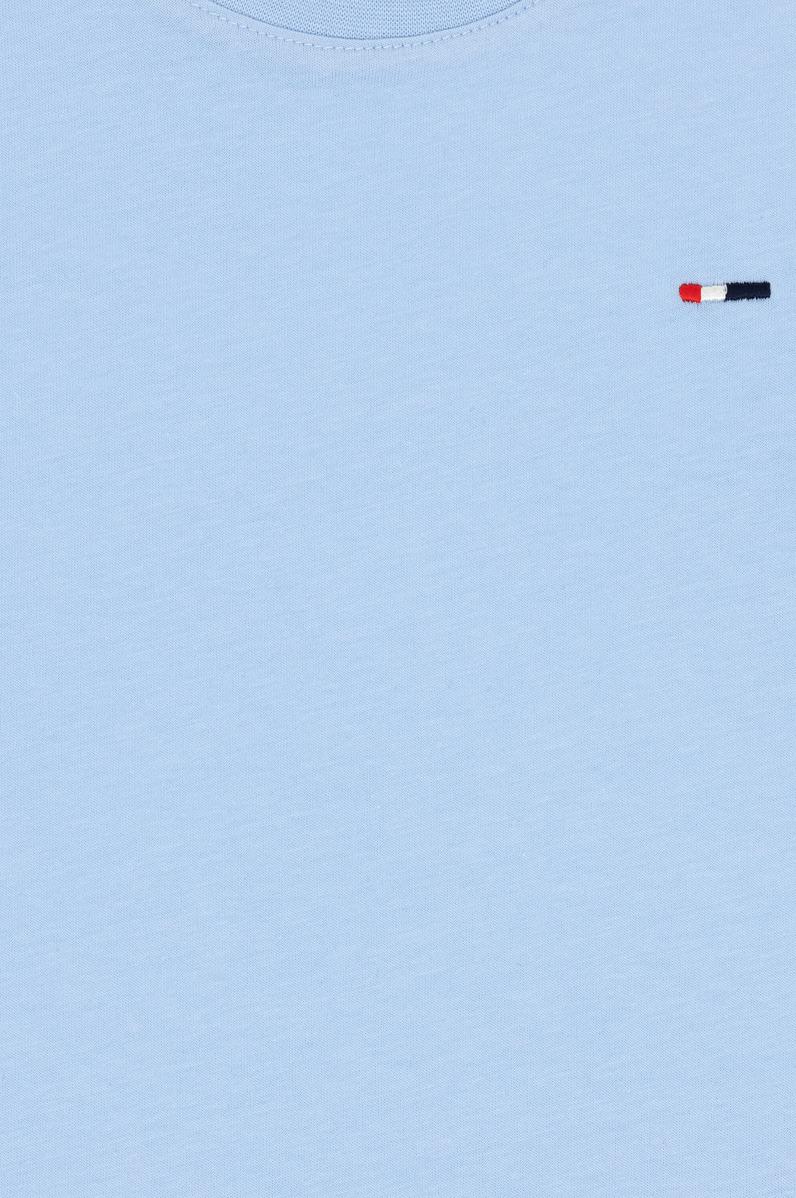 Erkek Çocuk Açık Mavi Basic Bisiklet Yaka Tişört