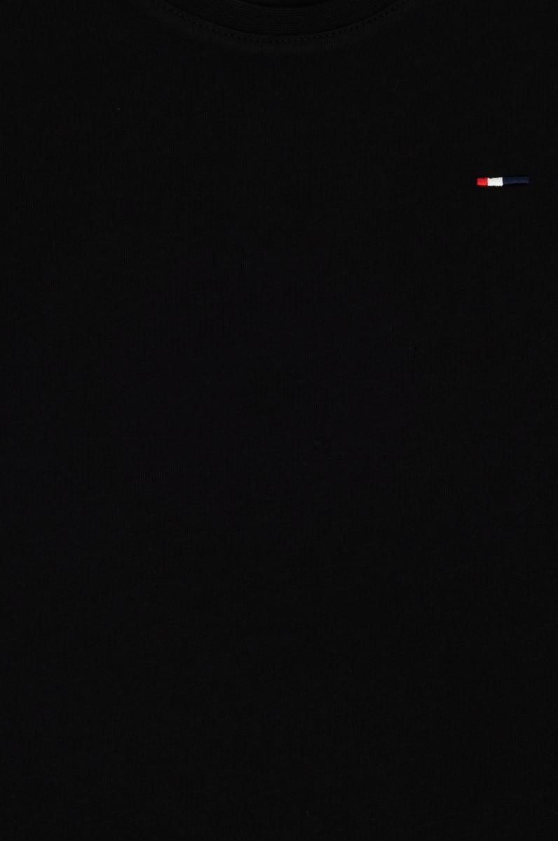 Erkek Çocuk Siyah Basic Bisiklet Yaka Tişört