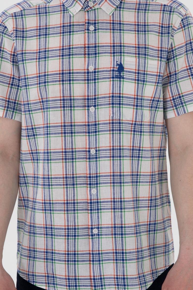 Erkek Yeşil Kısa Kollu Gömlek - 50299599009