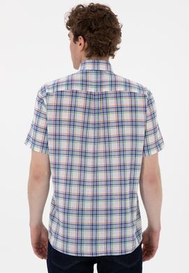 Erkek Yeşil Kısa Kollu Gömlek - 50299599009