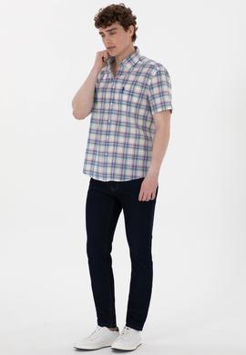 Erkek Yeşil Kısa Kollu Gömlek - 50299599009