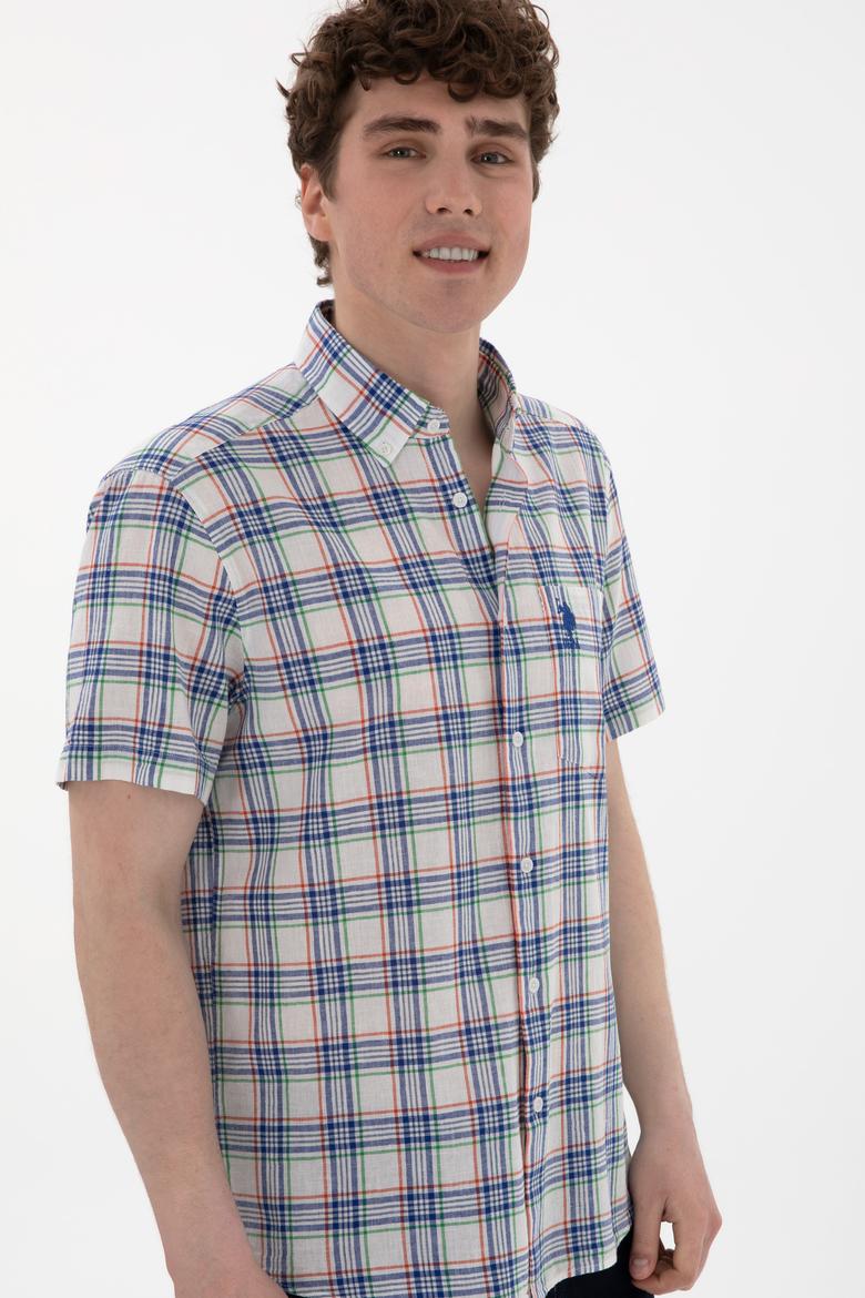 Erkek Yeşil Kısa Kollu Gömlek - 50299599009