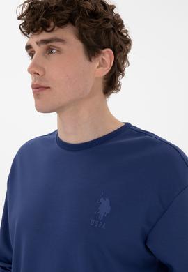Erkek Açık Lacivert Sweatshirt - 50300048028