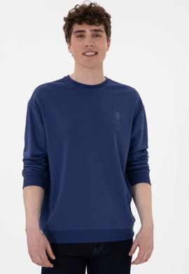 Erkek Açık Lacivert Sweatshirt - 50300048028