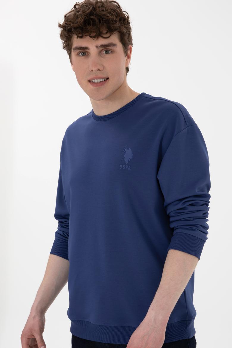 Erkek Açık Lacivert Sweatshirt - 50300048028