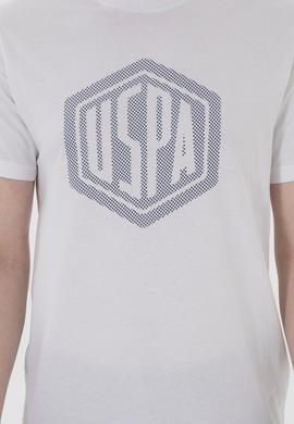 Erkek Regular Fit Bisiklet Yaka Beyaz Tişört - 50300382038