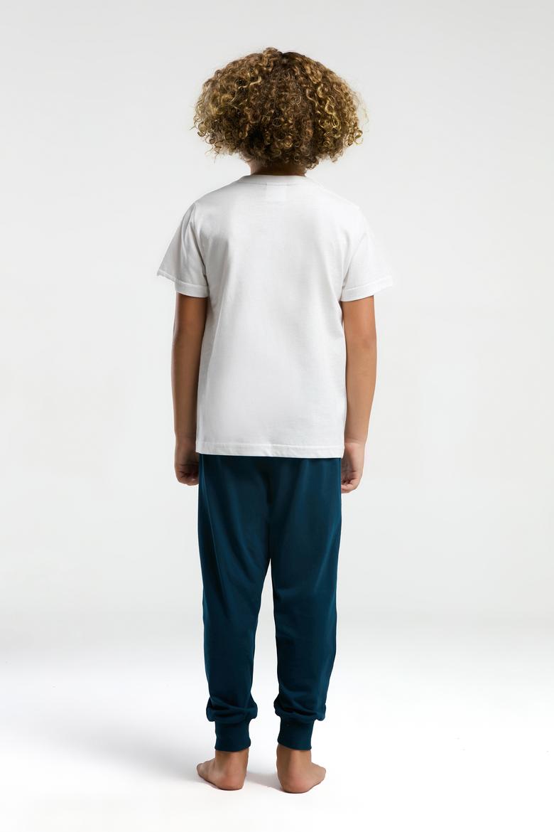 Erkek Çocuk Beyaz Pijama Takımı - 50310795004