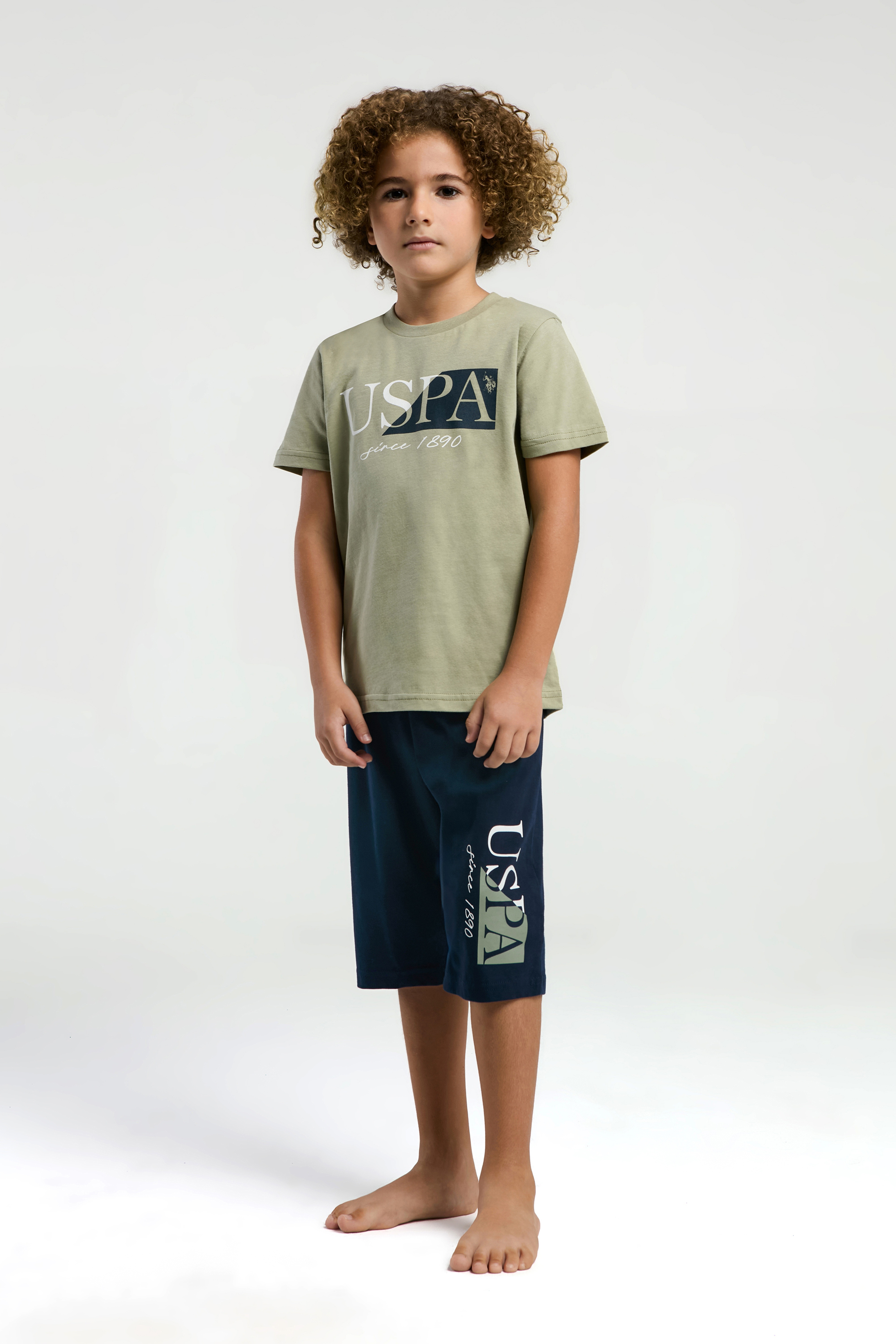 Erkek Çocuk Yeşil Pijama Takımı - Image 3