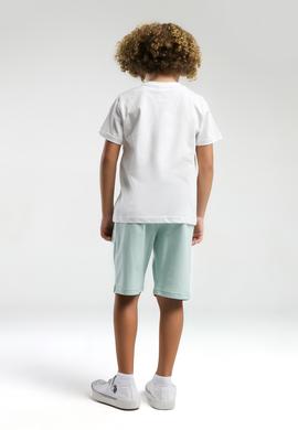 Erkek Çocuk Beyaz Pijama Takımı - 50310806005