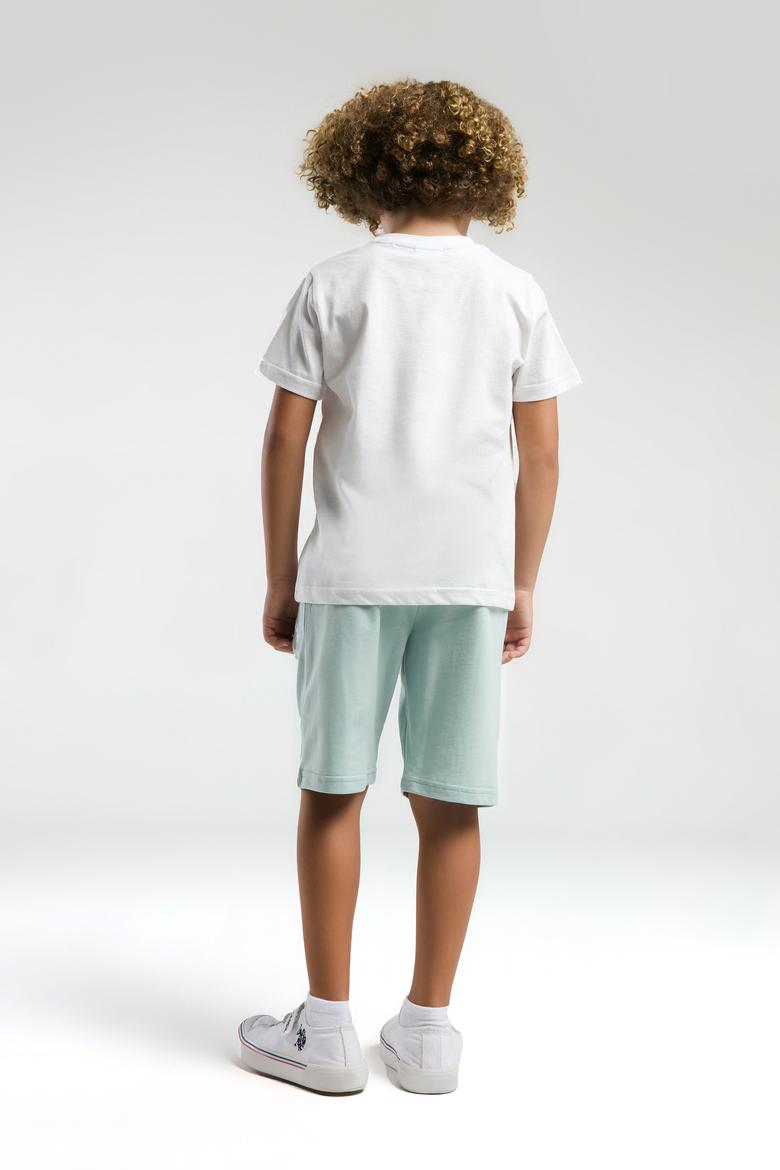Erkek Çocuk Beyaz Pijama Takımı - 50310806005