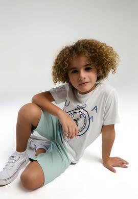 Erkek Çocuk Beyaz Pijama Takımı - 50310806005