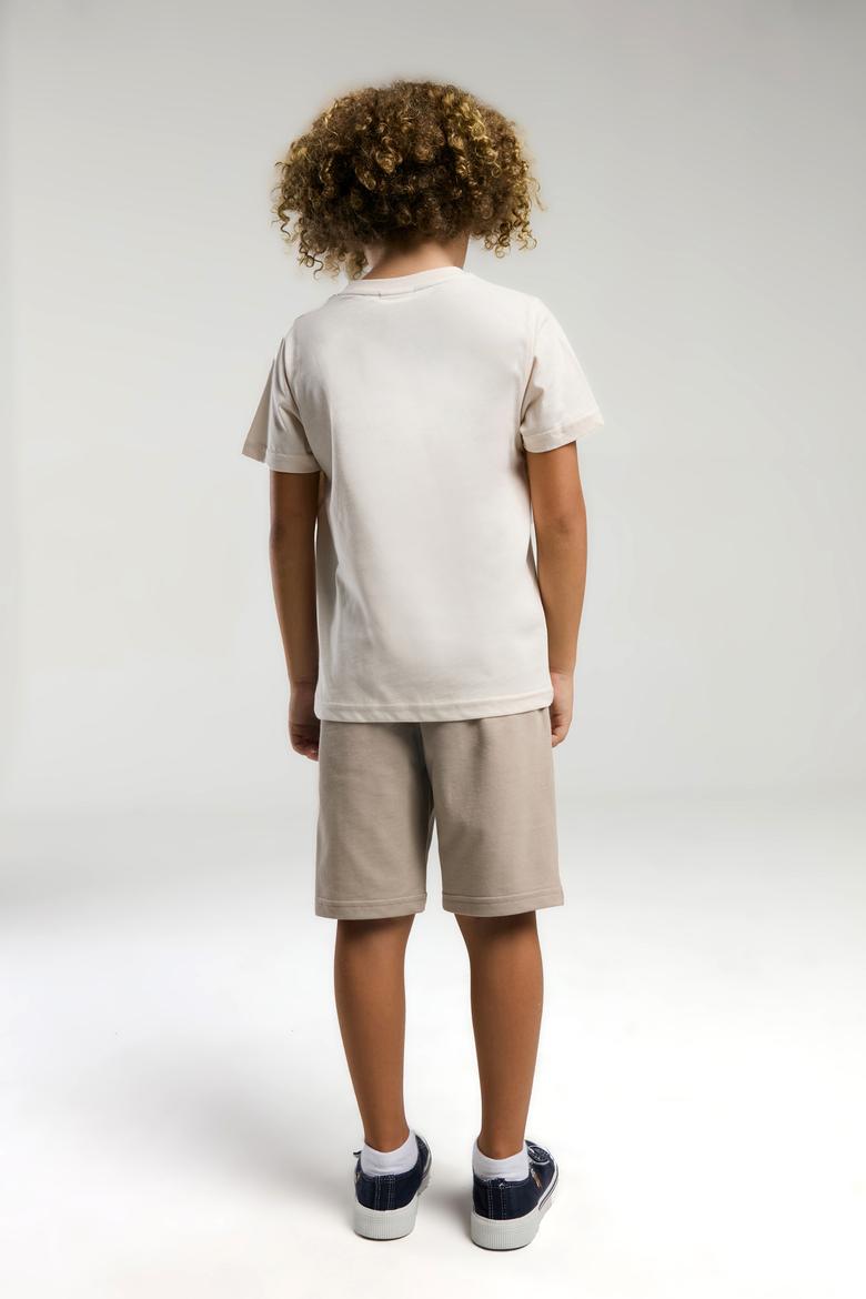 Erkek Çocuk Bej Pijama Takımı - 50310806023