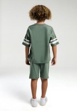 Erkek Çocuk Koyu Yeşil Eşofman Takımı - 50310799004
