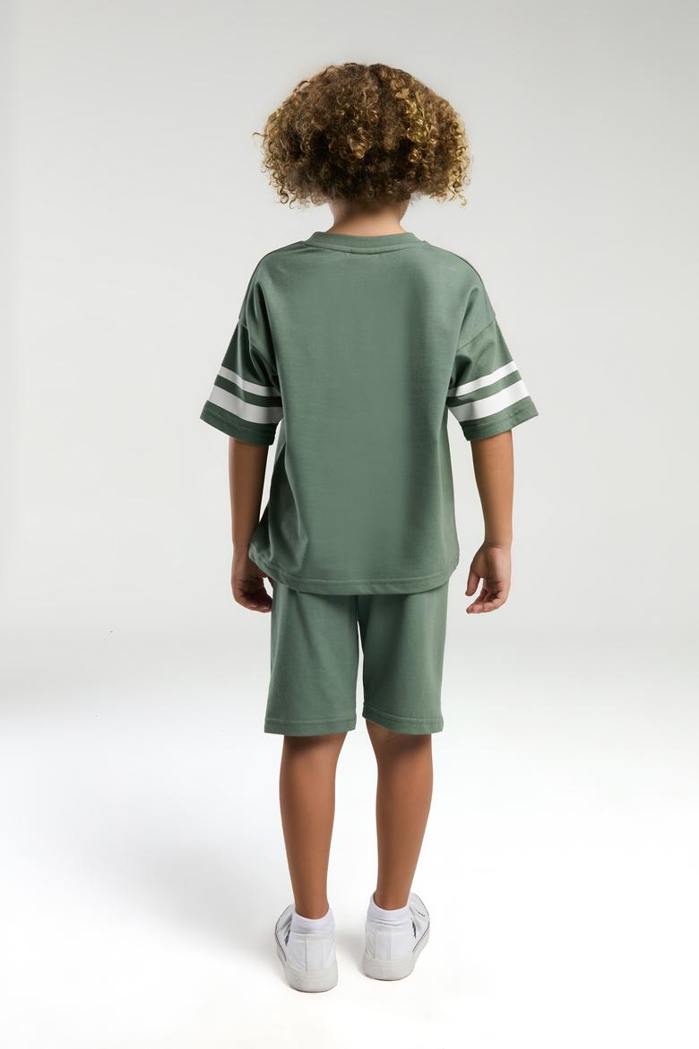 Erkek Çocuk Koyu Yeşil Eşofman Takımı - 50310799004