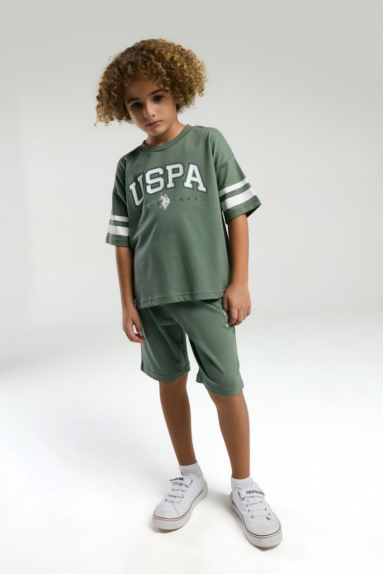 Erkek Çocuk Koyu Yeşil Eşofman Takımı - 50310799004