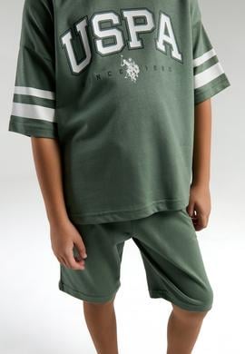 Erkek Çocuk Koyu Yeşil Eşofman Takımı - 50310799004