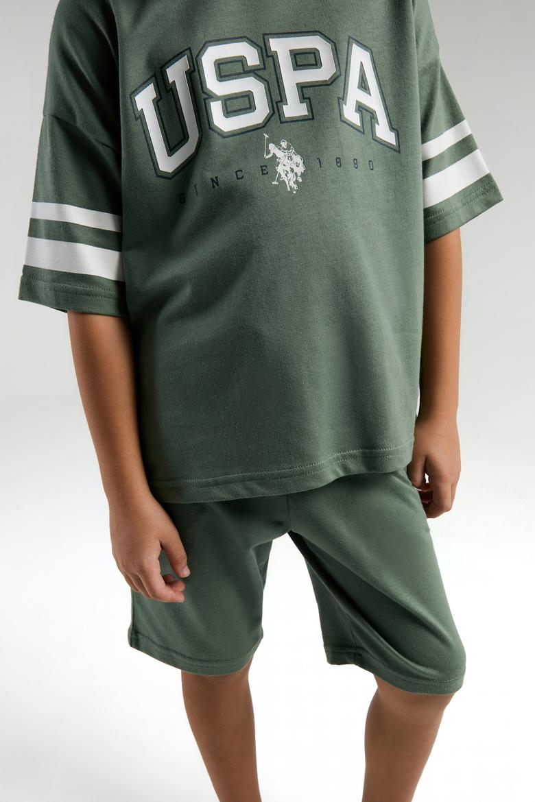 Erkek Çocuk Koyu Yeşil Eşofman Takımı - 50310799004