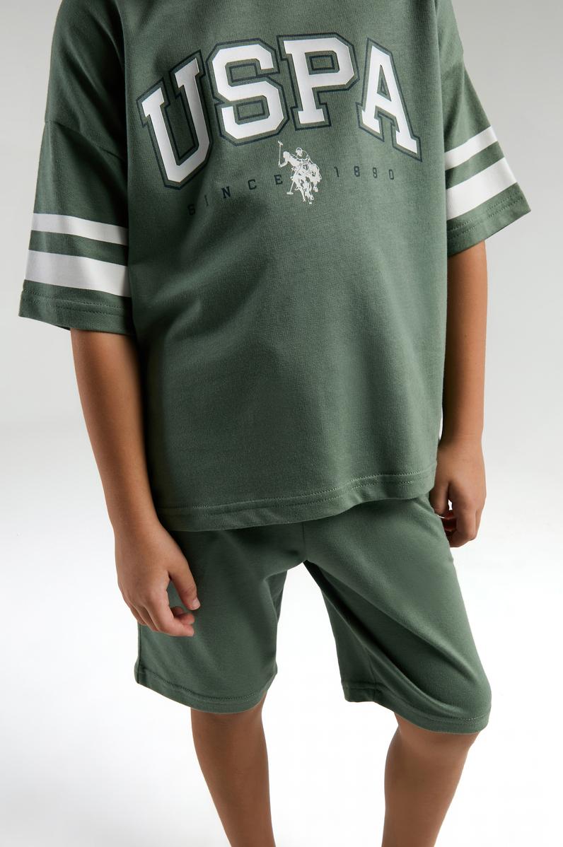 Erkek Çocuk Koyu Yeşil Eşofman Takımı