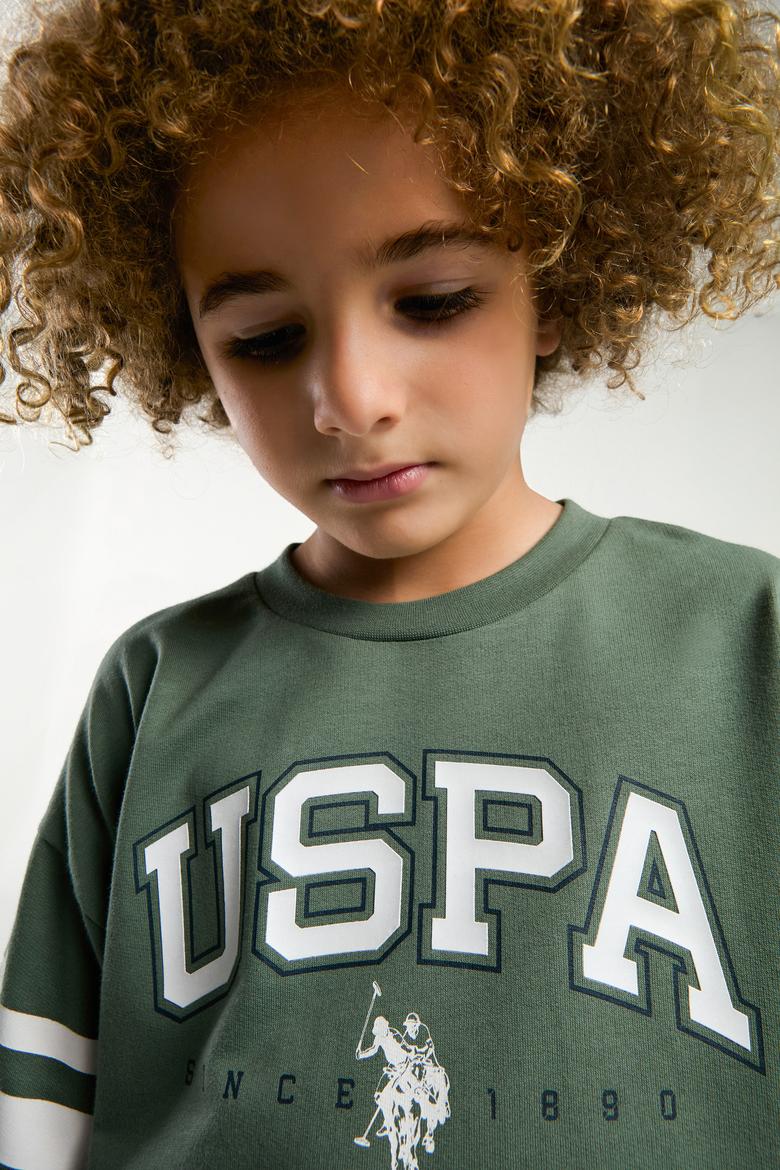 Erkek Çocuk Koyu Yeşil Eşofman Takımı - 50310799004