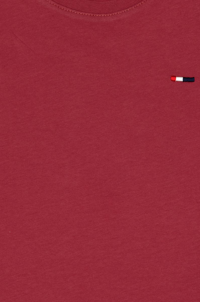 Erkek Çocuk Vişne Basic Bisiklet Yaka Tişört