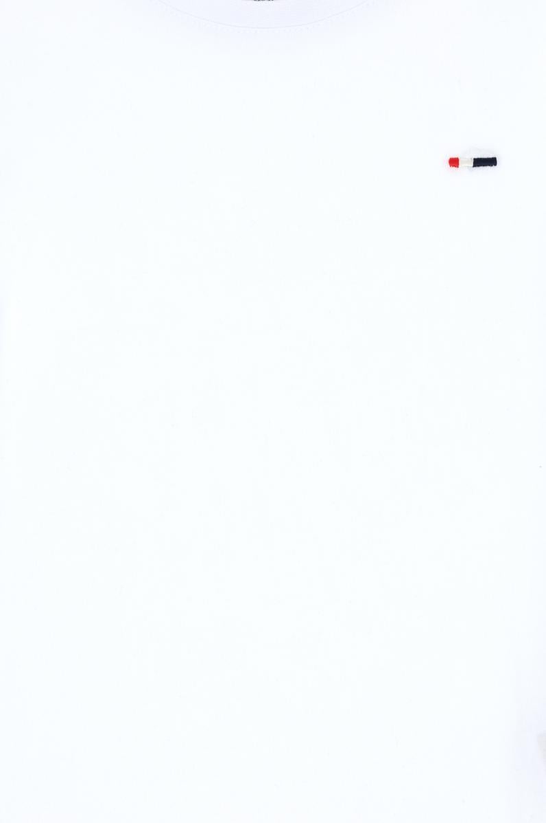 Erkek Çocuk Beyaz Basic Bisiklet Yaka Tişört